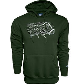 Blue 84 2025 State Football Champions Green Hoodie