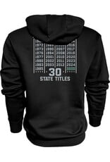 Blue 84 2025 State Football Champions Black Hoodie