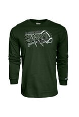 Blue 84 2025 State Football Champions Green Long Sleeve Cotton Tee