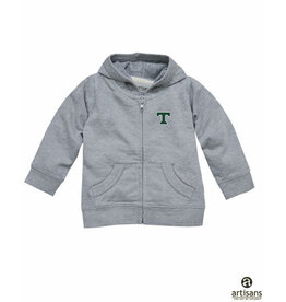Artisans Infant Zip-up grey hoodie