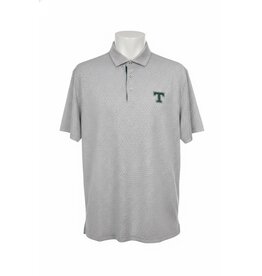Horn Legend Performance Green Football Pattern Polo