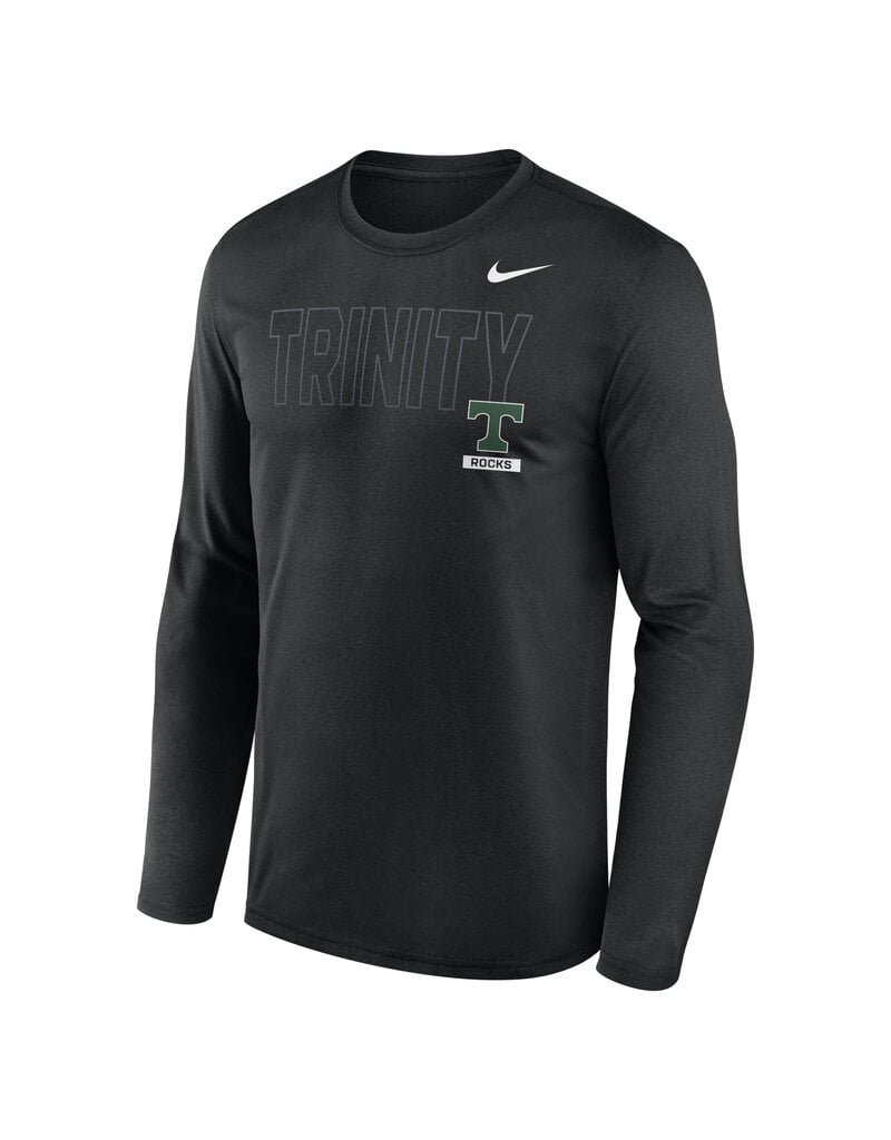 Nike Nike Legend Black Dri Fit Long Sleeve Tee