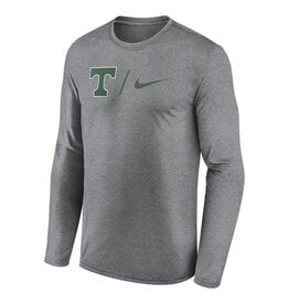 Nike Nike Legend Dark Heather Dri Fit Long Tee
