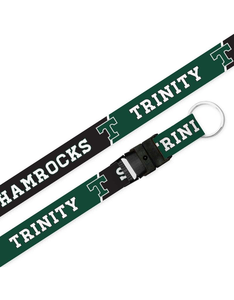 Jardine Lanyard Breakaway Black and Green Trinity Shamrocks