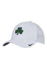Nike Nike Club Structured Swooshflex White Hat Shamrock Logo