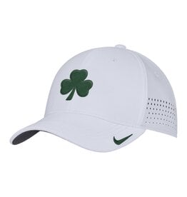 Nike Nike Club Structured Swooshflex White Hat Shamrock Logo