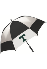 Stormduds Golf Umbrella Black White Pattern Vented 68 inch coverage