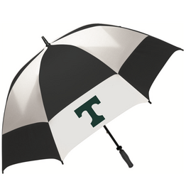Stormduds Golf Umbrella Black White Pattern Vented 68 inch coverage