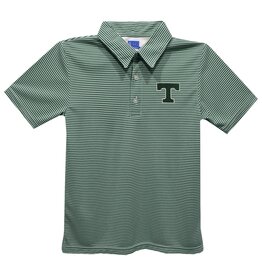 Vive La Fete Youth Green Stripe Polo