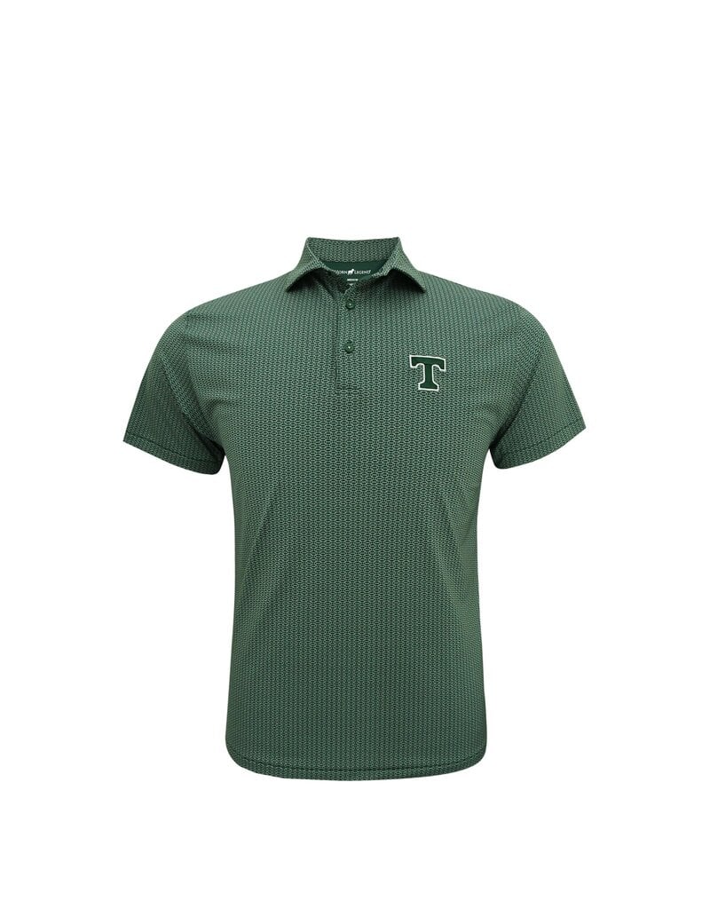 Horn Legend Performance Green Football Touchdown  Polo