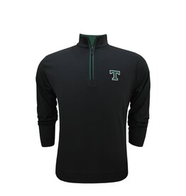 Horn Legend Performance Black Pin Dot Green 1/4 Zip Style HL1009Q
