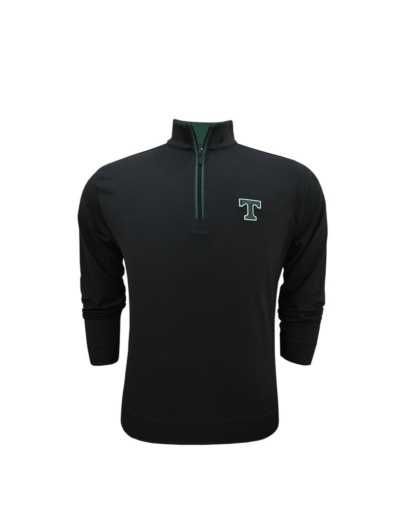 Horn Legend Performance Black Pin Dot Green 1/4 Zip Style HL1009Q