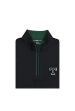 Horn Legend Performance Black Pin Dot Green 1/4 Zip Style HL1009Q