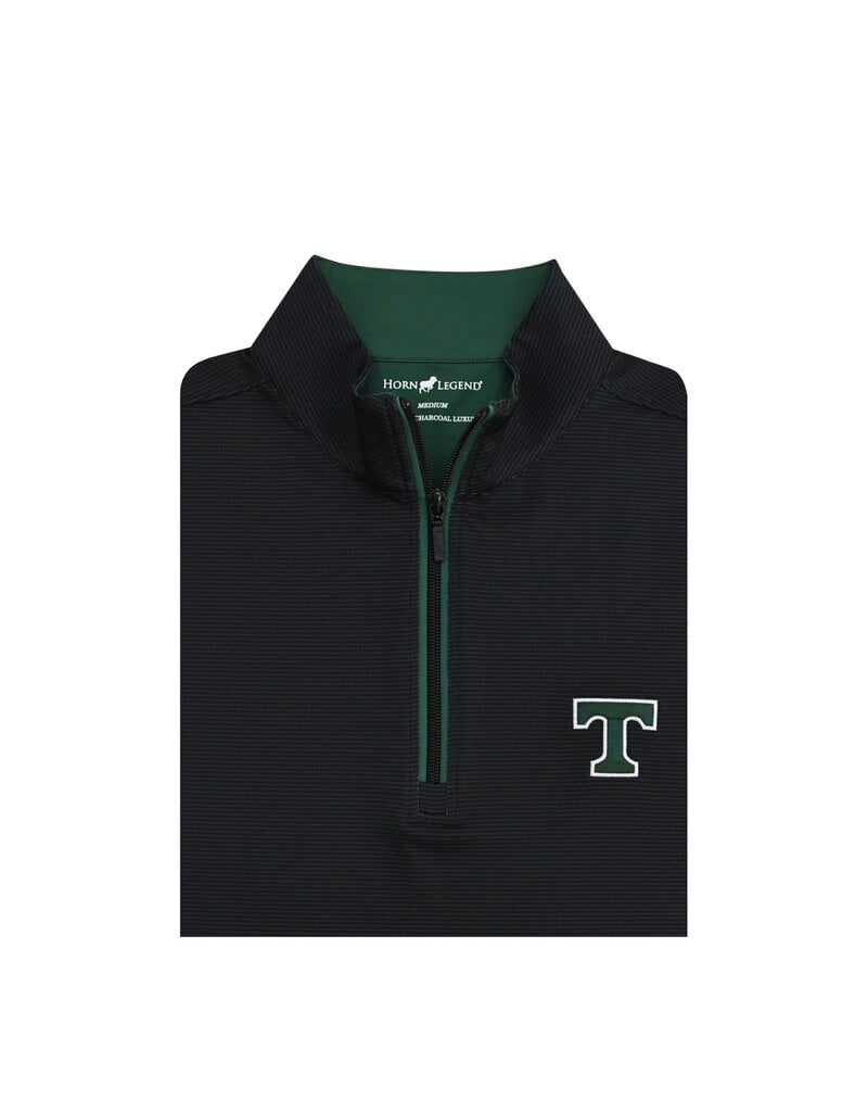 Horn Legend Performance Black Pin Dot Green 1/4 Zip Style HL1009Q
