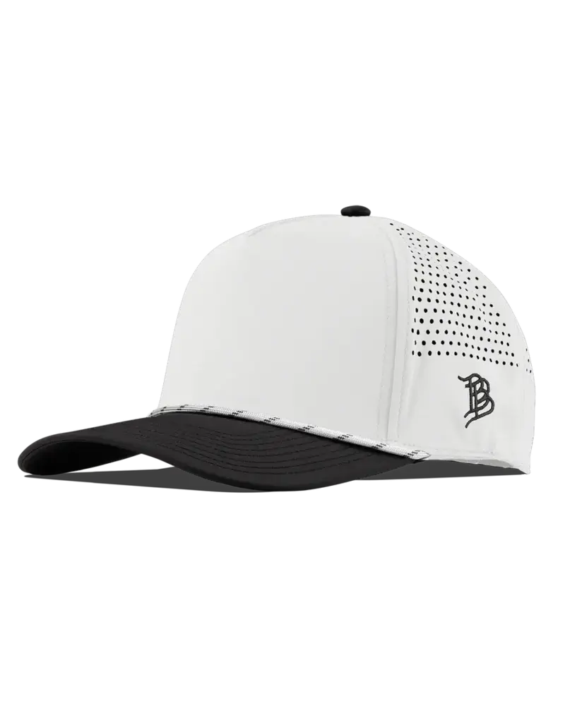 Branded Bills BB PVC Logo White/Black w/ W/B Rope