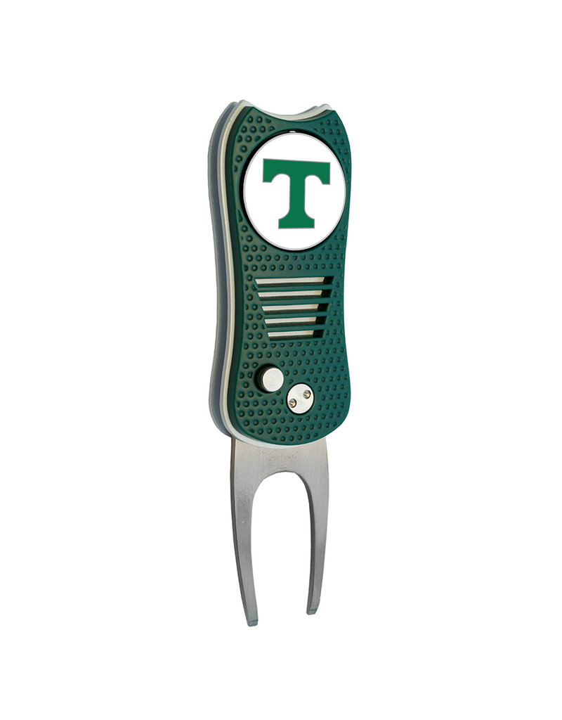 TEAM GOLF Golf Divot Repair with Magnetic Ball Marker Hunter Green