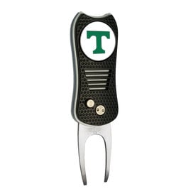 TEAM GOLF Golf Divot Repair with Magnetic Ball Marker Black
