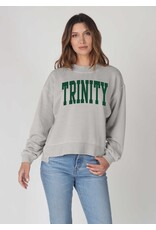 Chicka-d Burnout Boxy Crew Pullover Steel