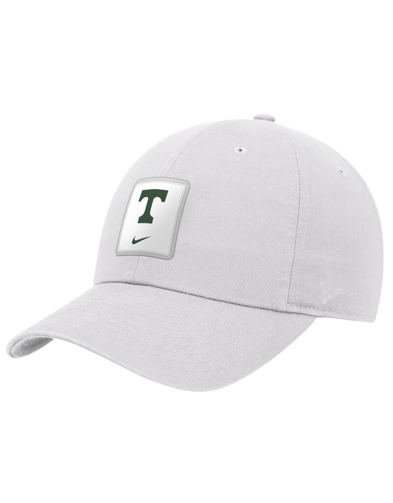 Nike Nike Club Unstructured White Hat PVC Logo