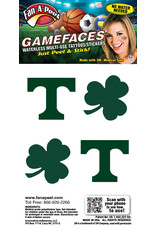Game Faces Game Faces 4 pack Tattoos/Stickers