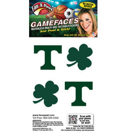 Game Faces Game Faces 4 pack Tattoos/Stickers