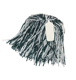 Game Faces White Paddle Shaker Pom Pom