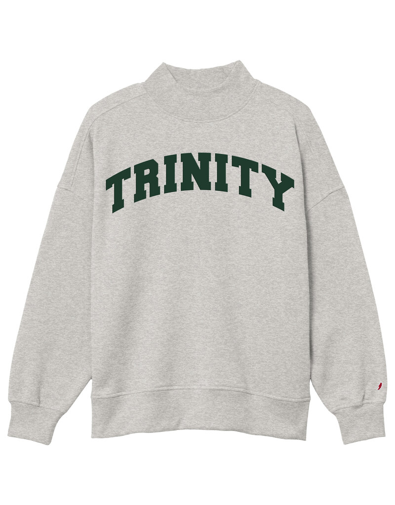 League League Ladies Steel Grey Mock Neck