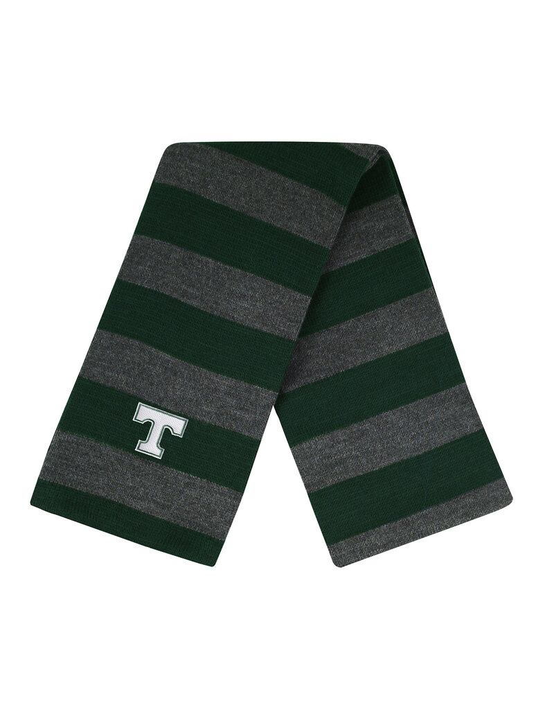 Logo Fit Knit Green/Charcoal Scarf