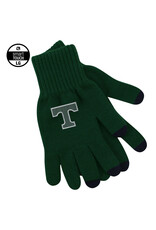 Logo Fit Deluxe Knit Texting Gloves Green