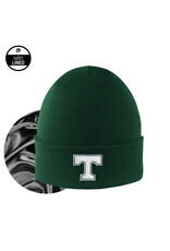 Logo Fit Satin Lined Knit Cuff Monroe Hat Green