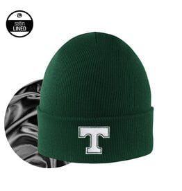 Logo Fit Satin Lined Knit Cuff Monroe Hat Green