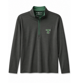 Horn Legend Performance Black Pin Dot Green 1/4 Zip Style HL1009Q