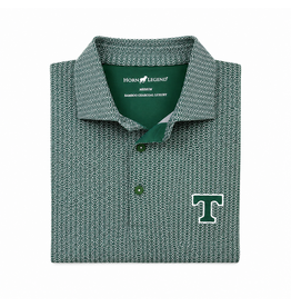 Horn Legend Performance Green Football Touchdown  Polo