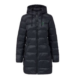 OCS Women's Black 3/4 length Puffer Coat  Waterproof