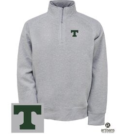 Artisans Sport Grey Cotton 1/4 Zip