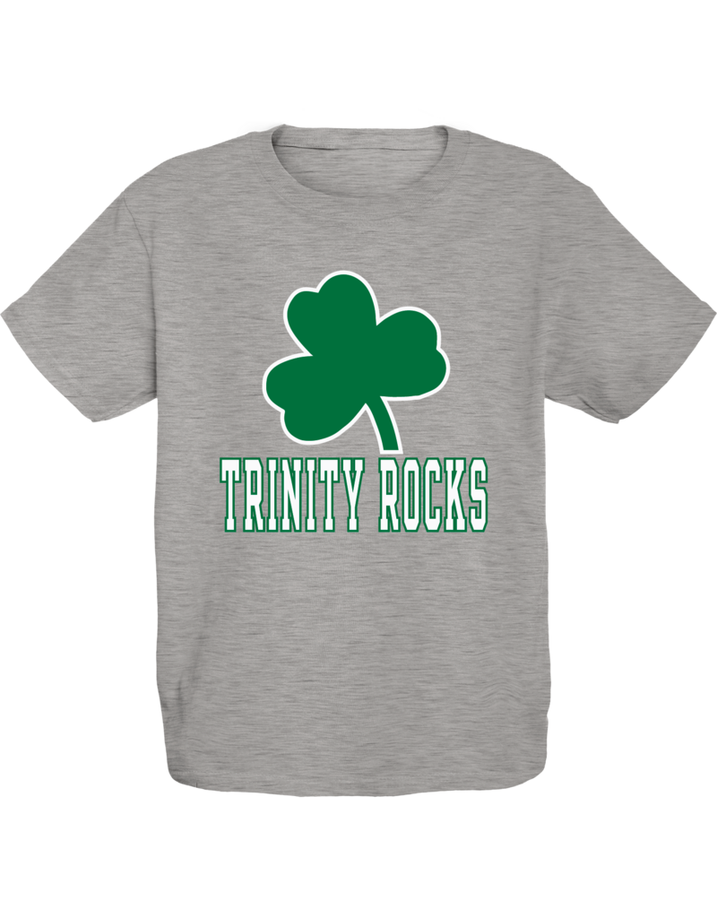Blue 84 Youth Shamrock Grey Tee S/S