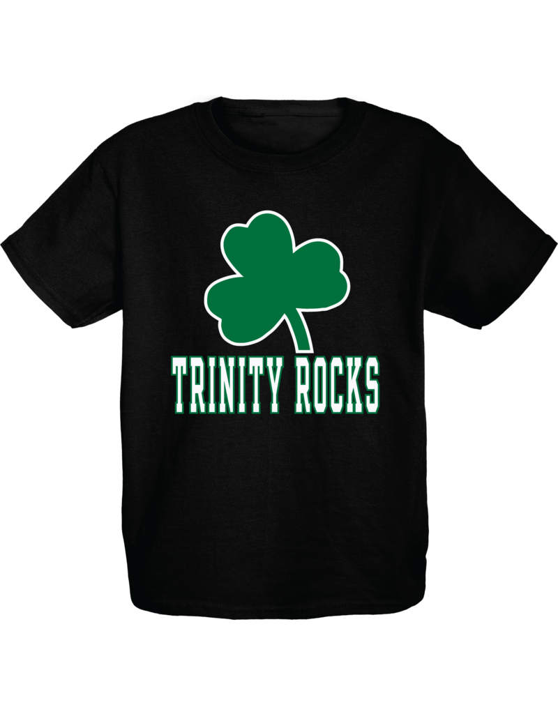 Blue 84 Youth Shamrock Black Tee S/S