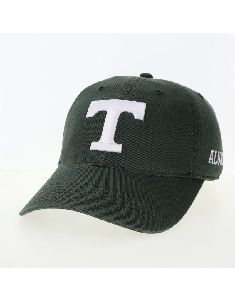 Legacy Athletics Relax Twill Cotton Alumni Power T Hat Hunter Green