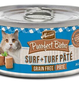 Merrick Canned Cat Surf & Turf Pate 3 OZ