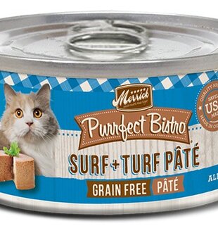 Merrick Canned Cat Surf & Turf Pate 3 OZ