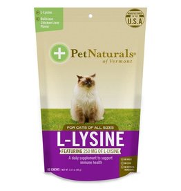 Pet Naturals of Vermont L-Lysine for Cats 60 ct