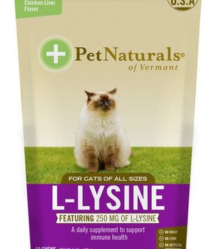 Pet Naturals of Vermont L-Lysine for Cats 60 ct