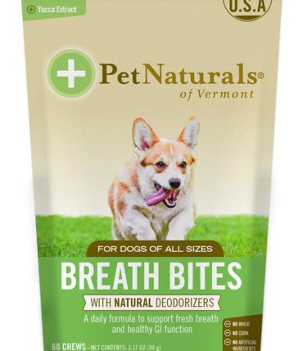 Pet Naturals of Vermont Breath Bites Dog 30 ct