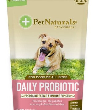 Pet Naturals of Vermont Daily Digestion Probiotic Dog 60 ct