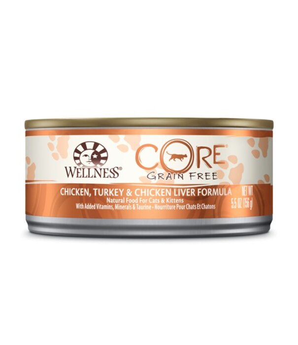 Wellness Canned Cat Core Chicken & Turkey Smooth 5.5 oz