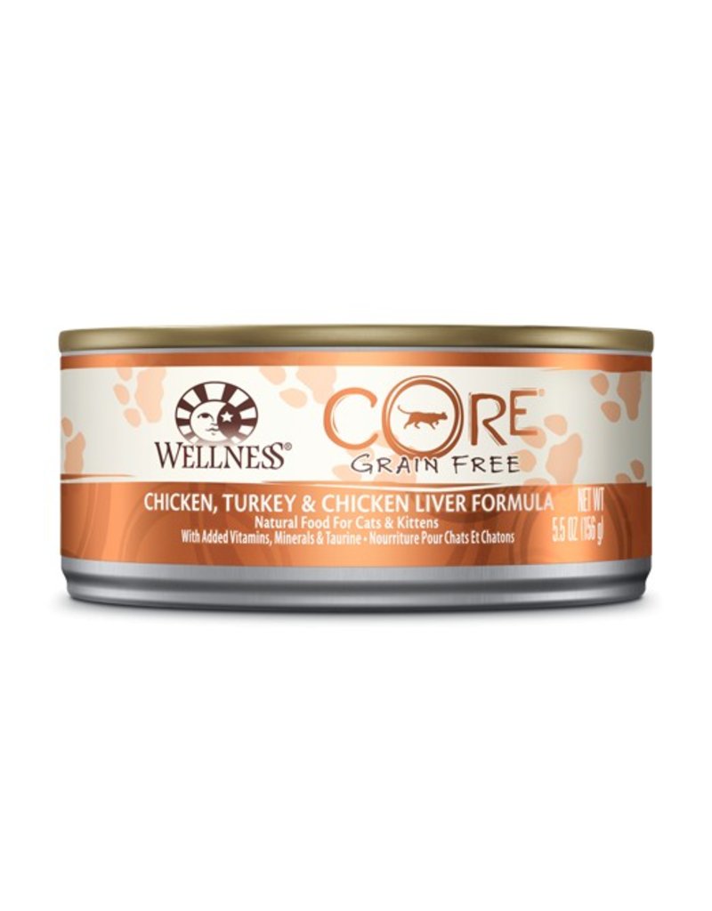 Wellness Canned Cat Core Chicken & Turkey Smooth 5.5 oz