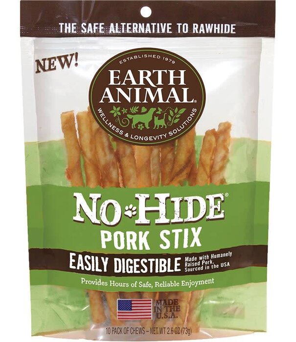 Earth Animal Dog No-Hide Stix 10 Pack