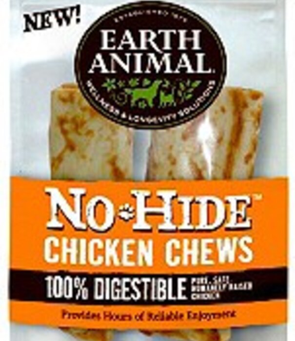 Earth Animal Dog No Hide Chews 4 Inch 2 Pack