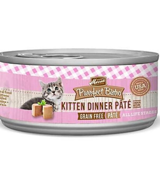 Merrick Canned Cat Kitten Dinner Pate 3 Oz