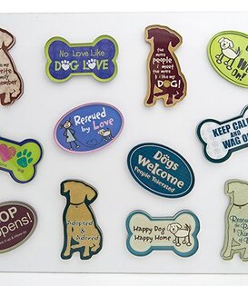Dog Speak Acrylic Magnet